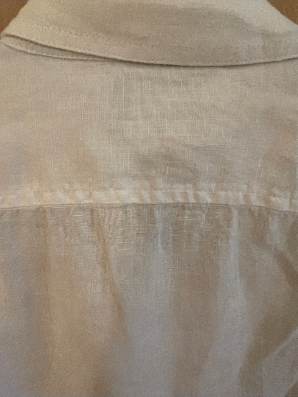 J. Crew Baird McNutt Irish Linen White Button-Down Shirt - Picture 7 of 9